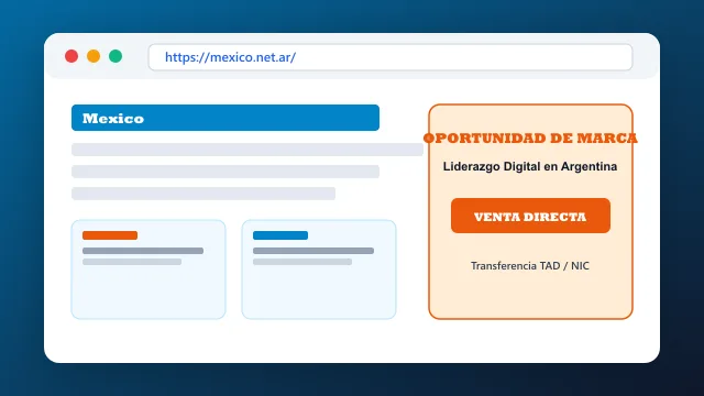 Modelo de aplicación comercial y proyectos digitales para mexico.net.ar